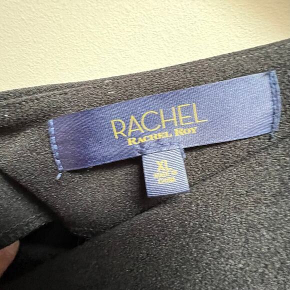 Rachel Roy Cut Out One Shoulder Black Dress Size XL NEW - Picture 2 of 5